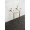 Kingston Brass Brass Console Sink Legs, Brushed Brass VPB33147 - alternate 2